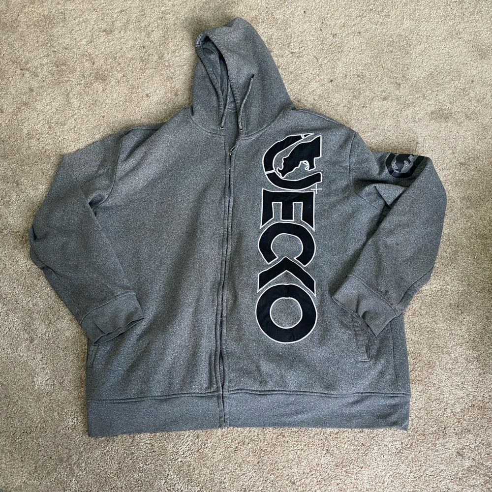 Mens 4X grey ecko hoodie.